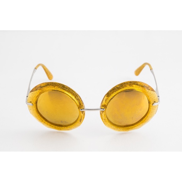 NEW Dolce & Gabbana DG6105 Gold Glitter sunnies